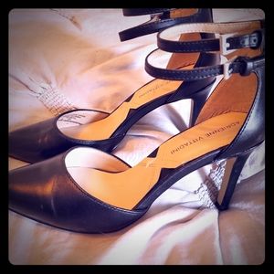 Adrienne Vittadini Nevi double ankle strap pump